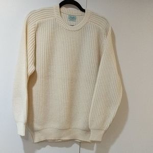 Cream Colored Wool Benetton Pullover